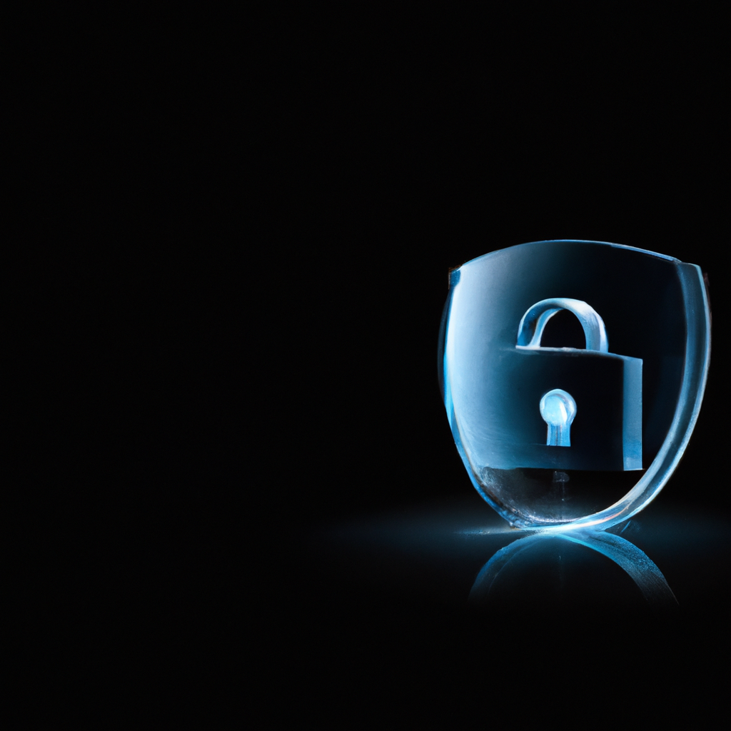 Golterio — Escudo de seguridad abstracto como símbolo de privacidad